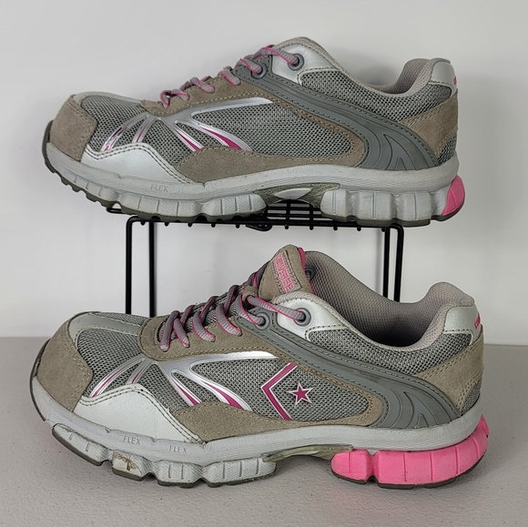 Women’s Converse Athletic Slip Resistant EH Composite Toe Shoes C445 Size 8.5M - Picture 1 of 8